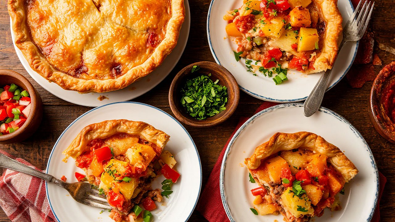 Главная картинка новости: Пирог, который не оставляет крошек: секретная начинка из трёх овощей с огорода