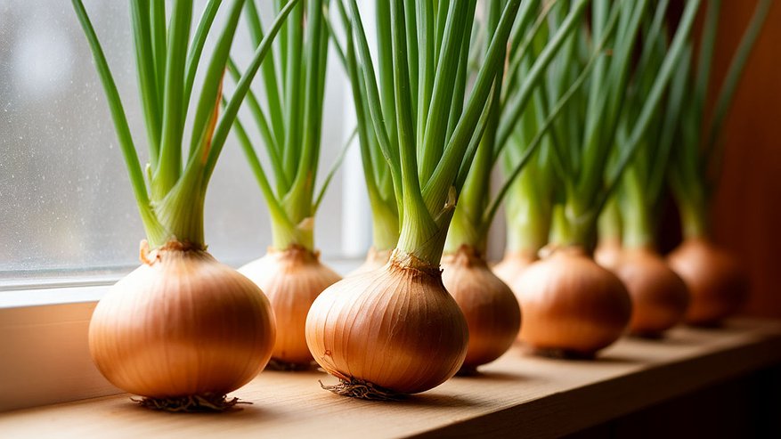 Главная картинка новости: Лук на подоконнике: как круглый год иметь свежую зелень без хлопот и лишних трат