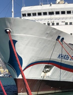 Теплоход «Князь Владимир» в Новороссийске снова выставили на продажу с повышением цены