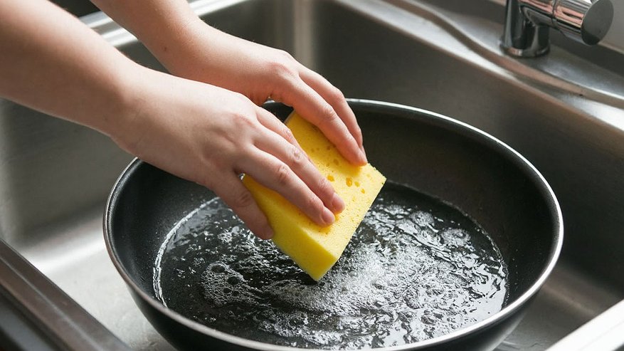 Главная картинка новости: Вернула сковородкам первоначальный вид за 10 минут: кипячу с этим средством - нагар отстаёт пластами