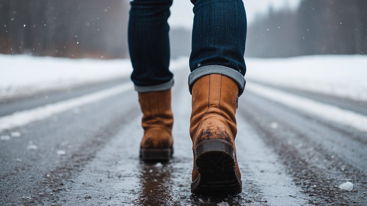 Главная картинка новости: Жаль, что не знал раньше, как сделать обувь устойчивой на льду — простой, но гениальный лайфхак на зиму