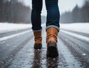 Жаль, что не знал раньше, как сделать обувь устойчивой на льду — простой, но гениальный лайфхак на зиму