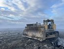 Площадь пожара на мусорном полигоне в Новороссийске сократили до 180 квадратных метров