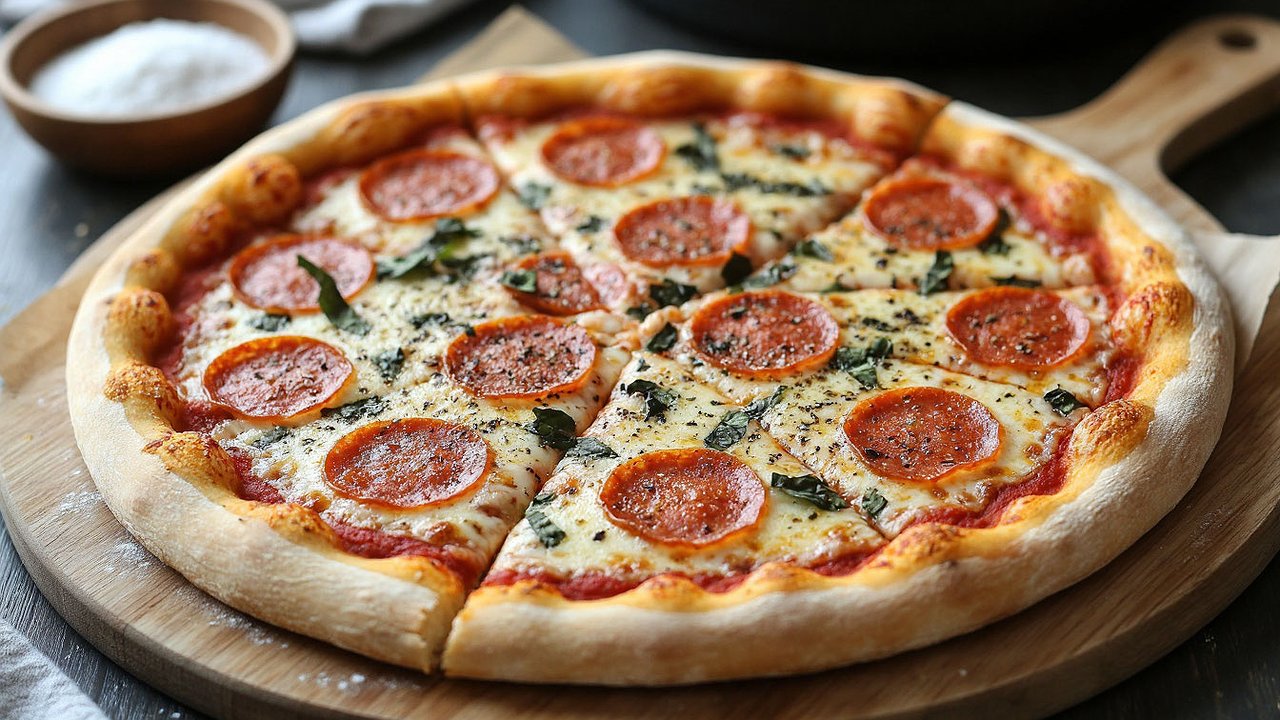 Главная картинка новости: Пицца, которая побеждает доставку: хрустящая основа и идеальный сыр на сковороде всего за 20 минут