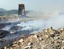 В Новороссийске на горящем полигоне организовали новую площадку для временного приема мусора