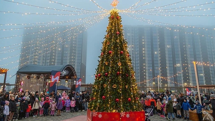Главная картинка новости: Новогодняя ярмарка соседства: как в микрорайонах Краснодара создали атмосферу праздника и единения