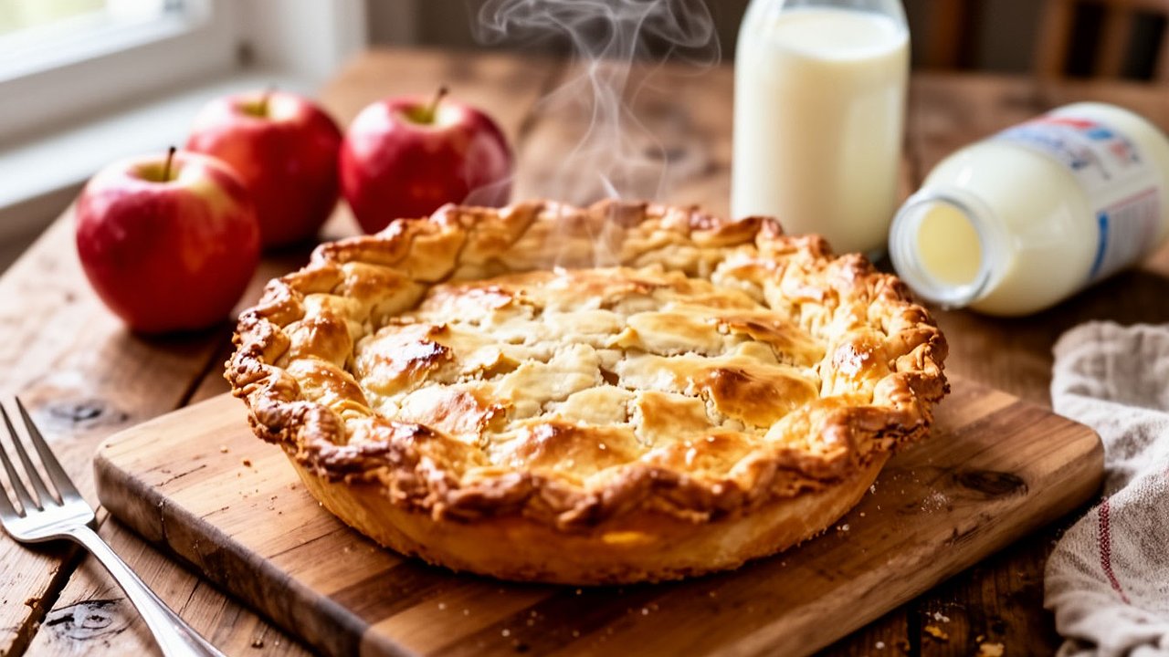 Главная картинка новости: Хватаю кефир и 2 яблока — через 40 минут на столе невесомый пирог: это вам не просто шарлотка