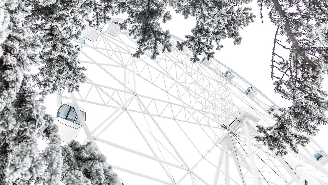 Главная картинка новости: Зима остановила карусели: в главных парках Краснодара приостановили работу аттракционов из-за морозов