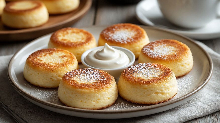 Главная картинка новости: И без муки! Идеальные сырники, которые не развалятся — лакомство с нежнейшим сливочным вкусом