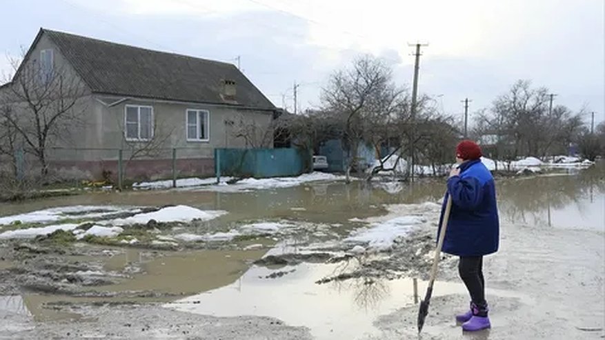Главная картинка новости: Река Афипс достигла опасного уровня: Северский район Кубани под угрозой подтопления