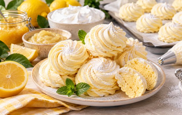 Лимонный зефир дома: нежный десерт с ярким вкусом, который можно приготовить меньше чем за 20 минут