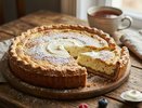 Сметанник, который умеет быть двумя десертами сразу: тёплым — как нежный пирог, холодным — как чизкейк
