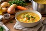 Когда дома почти ничего нет: готовим нежный картофельный суп из простых продуктов