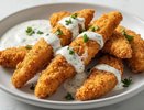 Аппетитные куриные стрипсы с чесночным йогуртом: хрустящий ужин за 30 минут