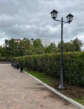 В парке Фрунзе в Новороссийске заменят 100 светильников — когда закончат работы