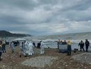 В Туапсе собрали почти 1000 кубометров нефтесодержащих отходов после атаки БПЛА на терминал