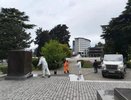 Ситуация в Туапсе на 2 мая: нефть удерживают дамбами, в море не допущена, город очищают от гари