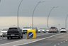 В Краснодаре утром 1 июня открыли движение по Тургеневскому мосту — по четырём полосам