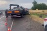 Трое погибли в лобовом столкновении на трассе в Тихорецком районе: Honda вылетела на встречку