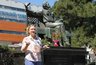 День рождения Пушкина в Новороссийске отметили «открытым микрофоном» у памятника