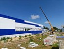 В селе Цибанобалка возводят новый модульный спорткомплекс