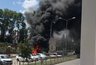 В центре Апшеронска на парковке сгорел дотла автомобиль
