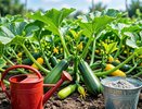 Кабачки в июле: главные секреты полива, подкормки и обрезки для большого урожая