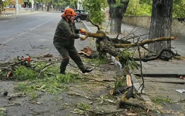 В Новороссийске устраняют последствия урагана: где работают спасатели и как сообщить о ЧП