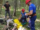3 км по лесу на самодельных носилках: в Туапсинском округе спасли туристку с болями в животе