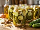 Не выбрасывай то, что не влезло в банку: хрустящие огурцы с куркумой из того, что пошло в разнос