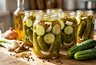 Не выбрасывай то, что не влезло в банку: хрустящие огурцы с куркумой из того, что пошло в разнос