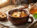 Старорусский взвар из сушёных яблок: мультиварка сварит сама, вам останется только добавить мёд